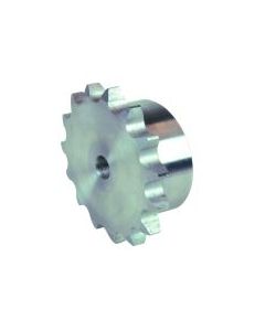 B01-03B1013A - British Std SIMPLEX (Steel) SPROCKET 03B-1 (5mm Pitch x 2.5mm) with 13 teeth - Boss One Side - Pilot Bore