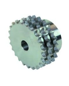 B03-06B3009A - British Std TRIPLEX (Steel) SPROCKET 06B-3 (3/8" Pitch x 7/32" x 18.0mm Dia.Boss One Side x 32.0mm T.B Length x 8.0mm Pilot Bore) - 9 teeth