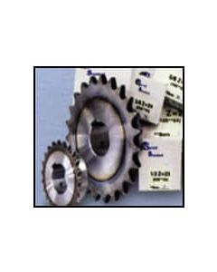 B11-06B1009IN - British Std. SIMPLEX (Steel) SPROCKET 06B-1 (3/8" Pitch x 7/32") with 9 teeth - Boss One Side - with Induction Harden Teeth to 45/55 HRC - Pilot Bore