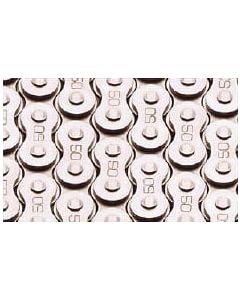 C07-S0251R - ANSI Simplex Stainless Steel Grade 304 Riveted CHAIN Ref: ASA25-1SS (1/4" pitch x 1/8") to Din 8188