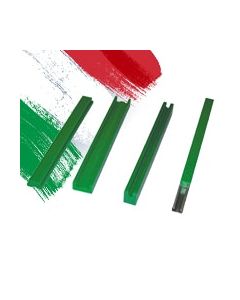 C29-GC105192 - Polyethylene Green PE-UHMW Chain Guide Ref: GCT-16B1 Profile (DIM. 40.0mm Wide x 20.0mm High x 2000mm Long) for 16-B1 Chain (1" pitch x 17.02mm)