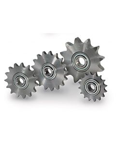 I04-05BI023-16M - British Std. IDLER PLATE WHEEL Ref: 05BI023-16M for Roller Chain (8.0mm pitch x 3.00mm) with 23 teeth - complete with 203KRR Bearing - 16.0 mm BORE